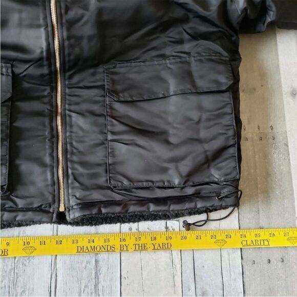 VHNY Reversible Windbreaker Jacket - Black size Small NWT - Picture 9 of 9